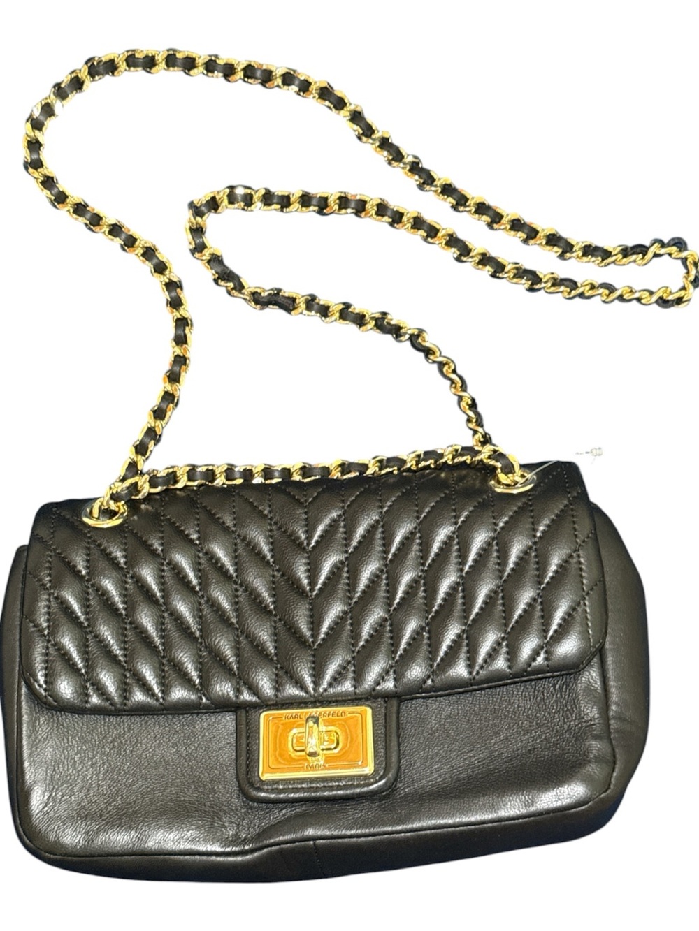 Karl Lagerfeld Paris Agyness Medium Shoulder Bag